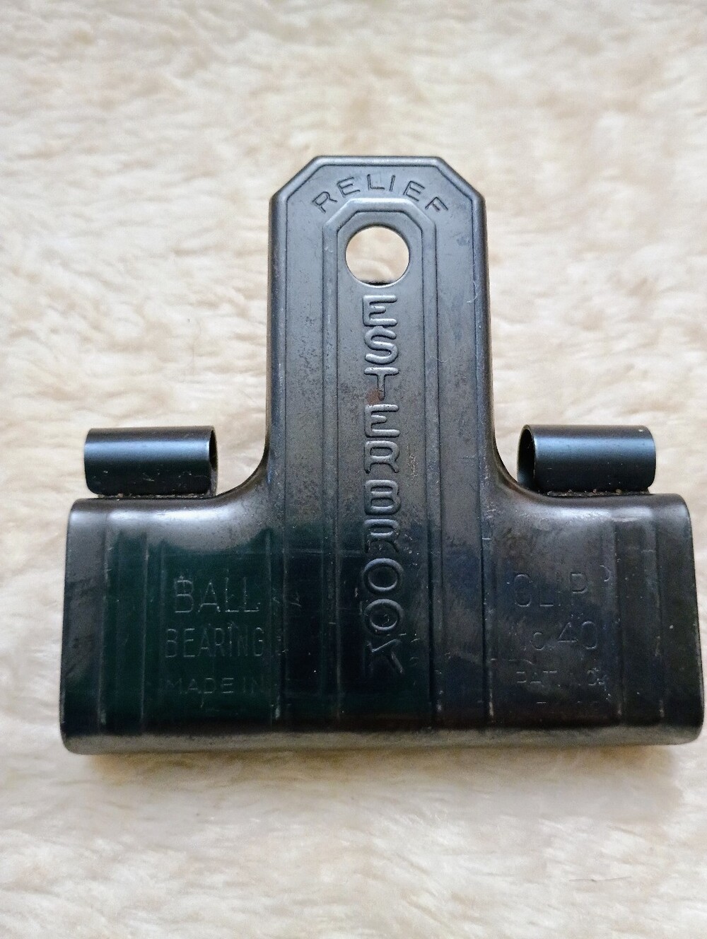 Vintage Esterbrook Relief Ball Bearing Paper Clip